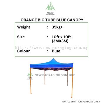  ORANGE BIG TUBE BLUE CANOPY