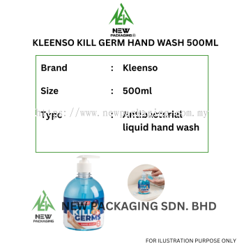 KLEENSO KILL GERM  HAND WASH 500 ML