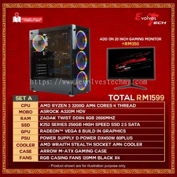 AMD Ryzen 3 PC | Set A RM1599