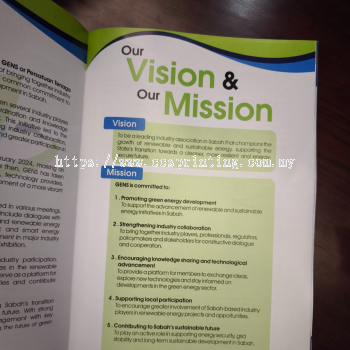 Booklet Magazine Printing A4 B5 Laminated Cover Sabah Kota Kinabalu CCS