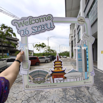 Custom Foamboard Photo Session Props Instagram Frame Cutout Standee Sabah Kota Kinabalu CCS