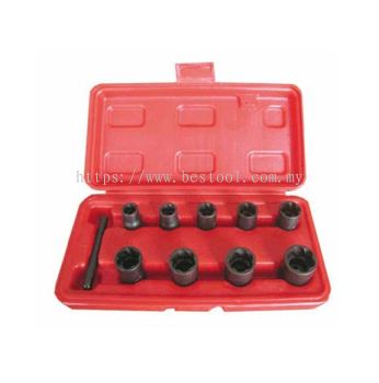 10Pc 3/8” Dr. Twist Socket Set