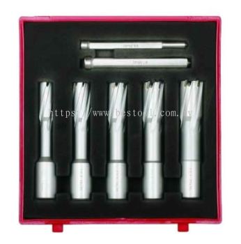 7Pc 35mm Depth Metric T.C.T. Core Drill Kit In Plastic Box