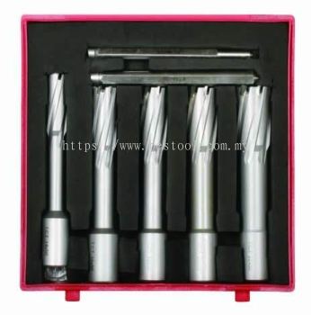 7Pc 50mm Depth Metric T.C.T. Core Drill Kit In Plastic Box