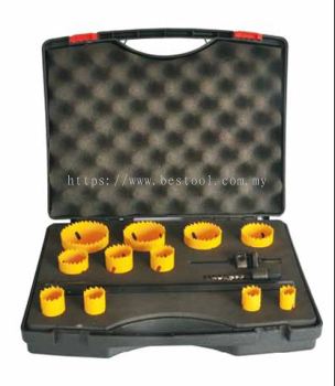 16Pc Bi-metal Holesaw Kit