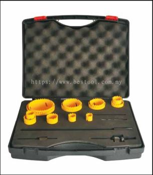 19Pc Bi-metal Holesaw Kit