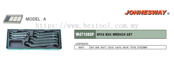 8PCS BOX WRENCH SET P/N: W47108SP