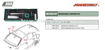 WINDSHIELD REPAIR KIT P/N: AB10001SP