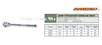 LEVER TYPE RATCHET HANDLE 48 - TEETH P/N: R36