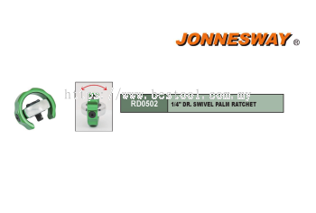1/4'' DR. SWIVEL PALM RATCHET P/N: RD0502