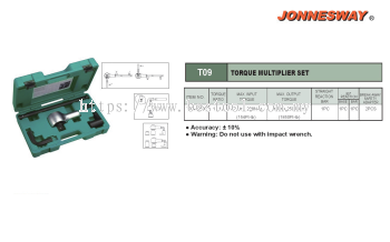 2500N.M. TORQUE MULTIPLIER SET P/N: T09682500