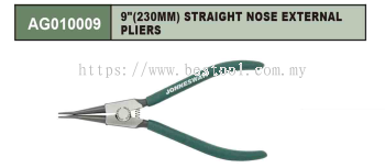 9''(230MM) STRAIGHT NOSE EXTERNAL PLIER P/N: AG010009 