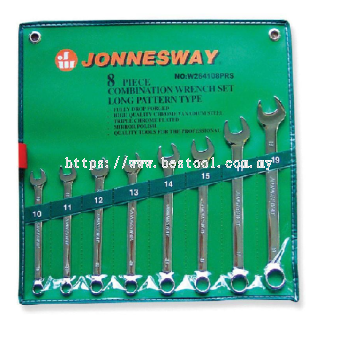 8PCS COMBINATION WRENCH SET-LONG PATTERN TYPE (MM) P/N: W264108PRS 