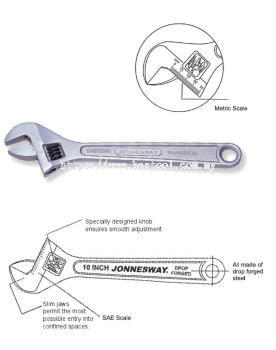  ADJUSTABLE WRENCH P/N: W27AS 