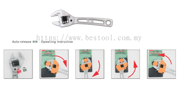 AUTO-RELEASE ADJUSTABLE WRENCH P/N: W27AR 