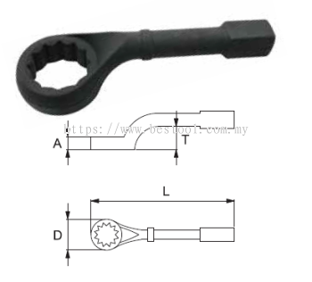 12PT STRIKING BOX END WRENCH P/N: W72A