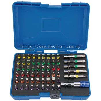 82405 - Coloured Screwdriver Bit Set (60 Piece)