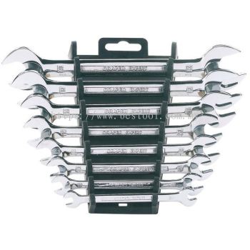 64609 - Metric Double Open Ended Spanner Set (8 Piece)