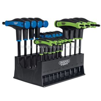 70388 - Draper Expert TX-STAR & Hex Soft Grip Metric T-Handle Key Set (20 Piece)