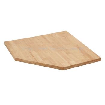 33210 - BUNKER Modular Hardwood Worktop for Corner Cabinet, 865mm