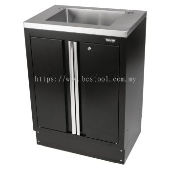 31034 - BUNKER Modular Floor Cabinet with Sink, 2 Door, 680mm