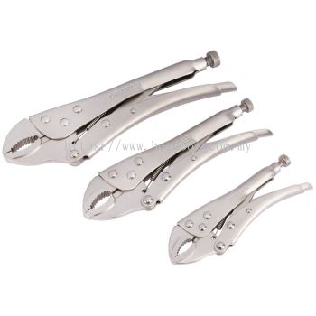 67825 - Self Grip Curved Jaw Pliers Set (3 Piece)