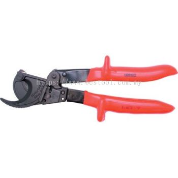 KEN5345000K - 250mm INSULATED RATCHETING CABLE CUTTER