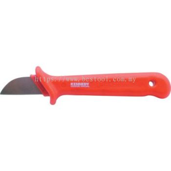 KEN5343500K - 180mm INSULATED CABLE KNIFE STRAIGHT BLADE