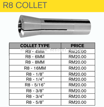 R8 COLLET