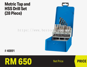 28PC TAP AND DRILL SET