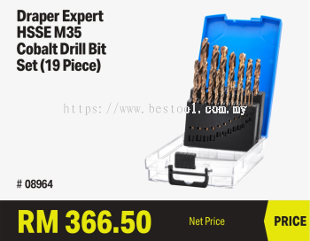 COBALT DRILL BIT SET - 19PCS