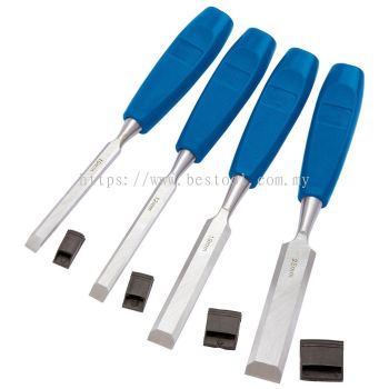 69619 - Bevel Edge Wood Chisel Set (4 Piece)