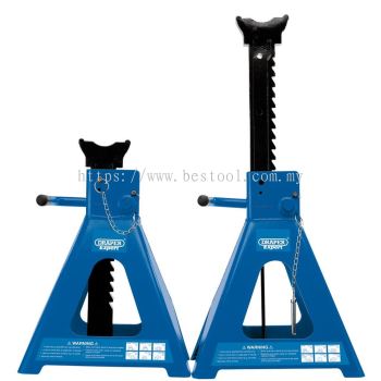 01815 - Pneumatic Rise Ratcheting Axle Stands, 10 Tonne (Pair)