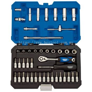 16446 - Metric Socket Set, 1/4" Sq. Dr. (44 Piece)