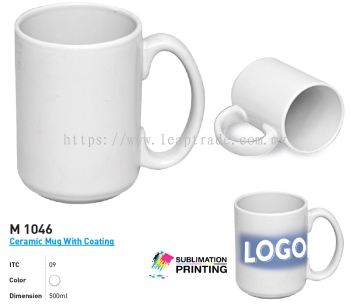 M 1046 Ceramic Mug with Coating