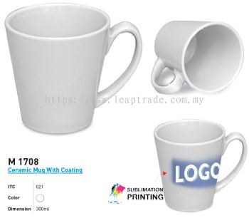 M 1708 Ceramic Mug with Coating