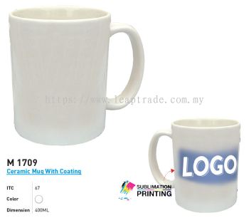 M 1709 Ceramic Mug with Coating