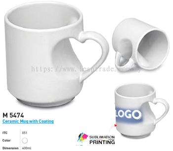 M 5474 Ceramic Mug with Coating