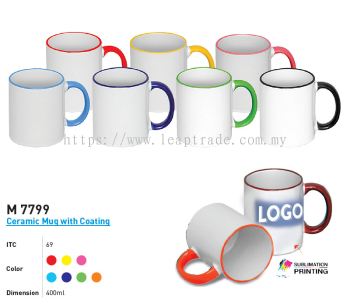 M 7799 Ceramic Mug with Coating