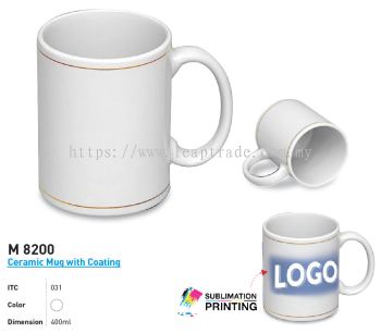 M 8200 Ceramic Mug with Coating