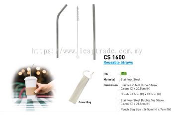 CS 1600 Reusable Straws