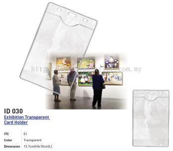 ID 030 Exhibition Transparent Card Holder