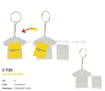 C 730 Acrylic Keychain