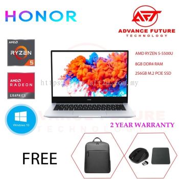 Honor MagicBook 14 AAHY 14'' FHD IPS Laptop Mystic Silver ( Ryzen 5 5500U, 8GB, 256GB SSD, ATI, W10 )