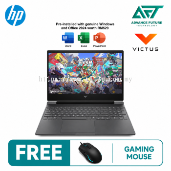 HP Victus 15-fa2609TX 15.6" FHD 144Hz Gaming Laptop Mica Silver ( Intel Core i5 13420H, 16GB, 512GB SSD, RTX3050, W11, H&S 2024&M365 )