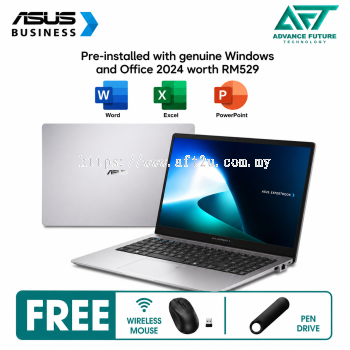 Asus ExpertBook P1 PM1503CDA-S70516WS 15.6" FHD Laptop Misty Grey ( AMD Ryzen 5 150, 16GB, 512GB SSD, ATI, W11, H&S 2024&M365 )