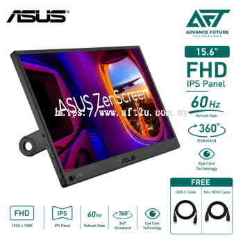 Asus ZenScreen MB169CK 15.6'' FHD IPS 60Hz Portable Monitor ( mini HDMI, 2x USB-C, 3 Years Warranty )