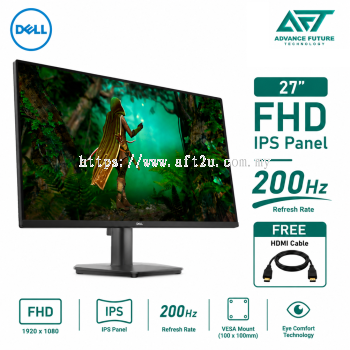 Dell 27 SE2725HG 27" FHD IPS 200Hz Flat Monitor ( 2x HDMI, DP, Audio, 3 Years Warranty )