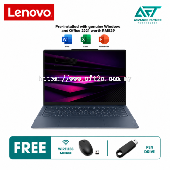 Lenovo Yoga Slim 7 14Q8Y11 83QR0021MJ 14" WUXGA OLED Laptop Cosmic Blue ( Snapdragon X2 Plus, 16GB, 512GB SSD, Qualcomm, W11, H&S 2024&M365 )