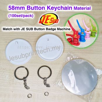 Button Badge Keychain 58mm - Special for JE SUB Button Badge Machine